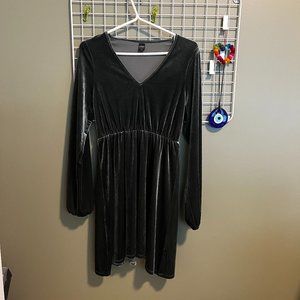 Icone per Simons Velvet Midi Dress